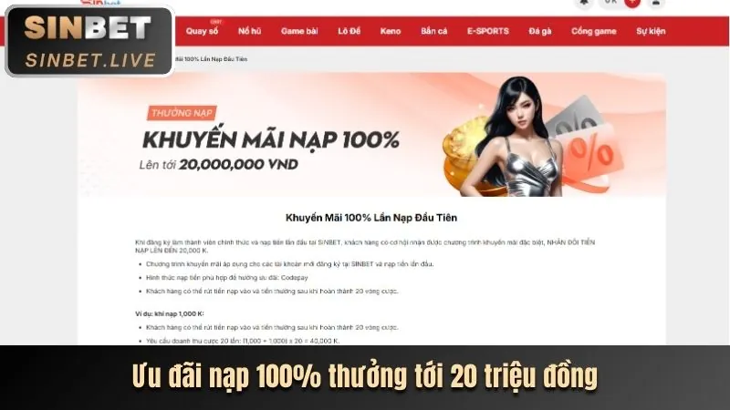 Thưởng nạp tiền hàng ngày nani88 win